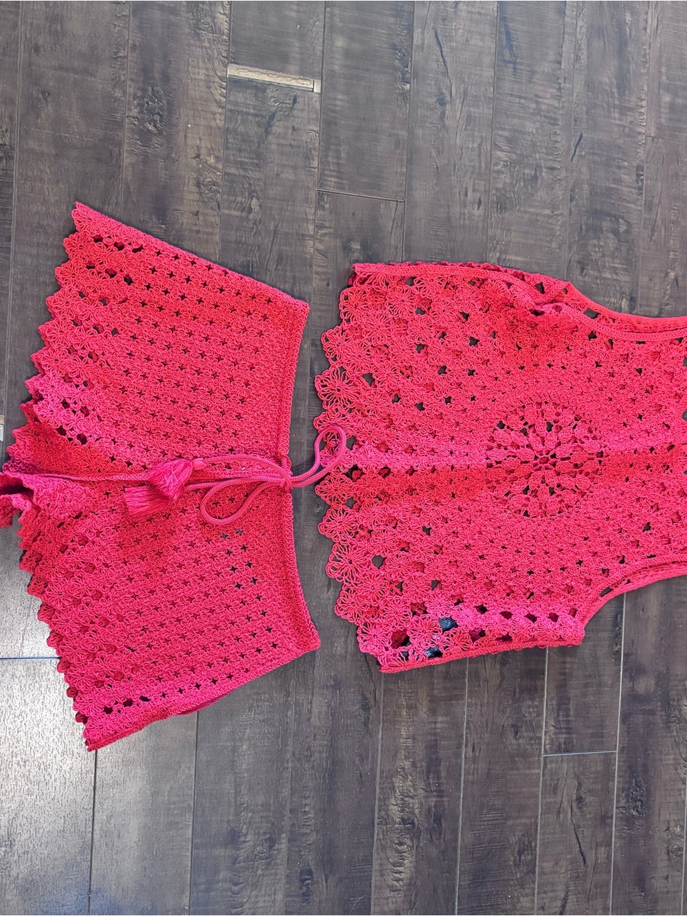 H&M Crochet Shorts Set